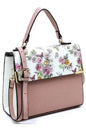 Vegan Leather Satchel - Top Handle Crossbody Bag | Femstylo