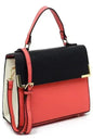 Vegan Leather Satchel - Top Handle Crossbody Bag | Femstylo