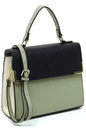 Vegan Leather Satchel - Top Handle Crossbody Bag | Femstylo
