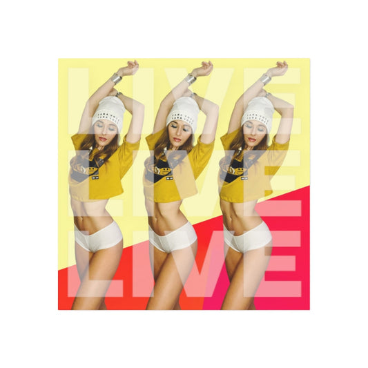 2882HomeDecor™ LIVE LIVE LIVE Square Magnet