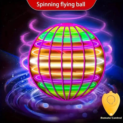 LED Flying Spinner Ball Drone – Magic Hover Toy Gift for Kids
