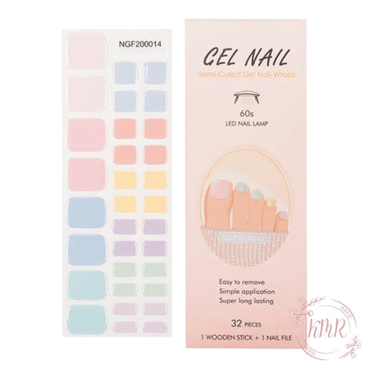 Freesia Premier Gel Pedicure Wrap