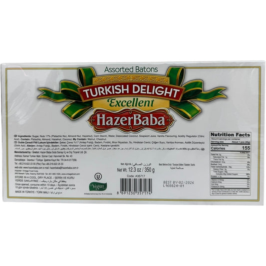Hazerbaba Traditional Turkish Sweets - Authentic 250g Delight with Unique Flavors