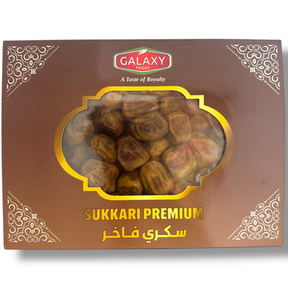 Premium Organic Sukkari Dates - 1 lb Pack, Sweet, Naturally Dried, No Additives