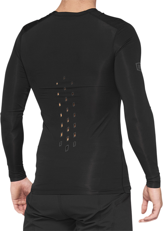 100% R-Core Concept Long-Sleeve Jersey - Black - XL 40004-00003