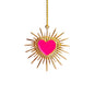 Pink Heart Burst Charm - Tumbler Handle Charm