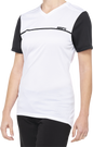 100% Women's Ridecamp Jersey - Short-Sleeve - White/Black - Small 40035-00010