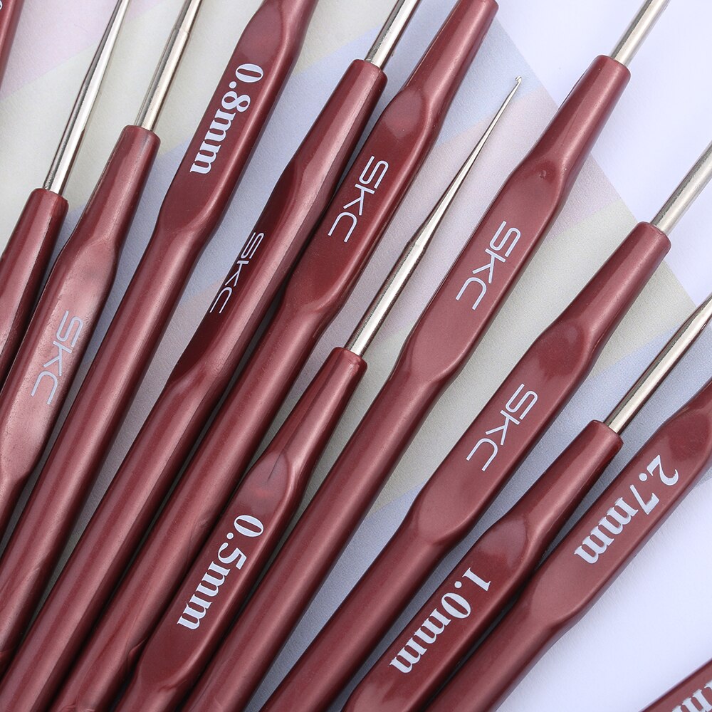 1PC 16 Sizes HooksCrochet Hook Mix 0.5mm 2.7mm