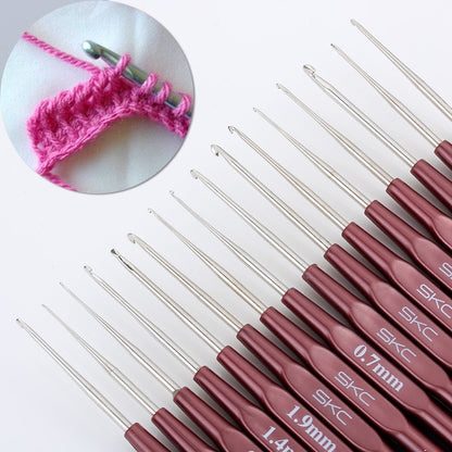 1PC 16 Sizes HooksCrochet Hook Mix 0.5mm 2.7mm