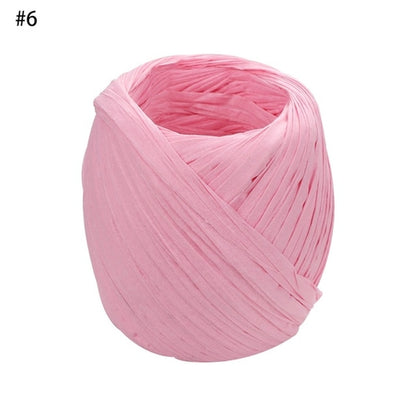 1PC Colorful 20m/roll DIY Raffia Ribbon Cord Rope