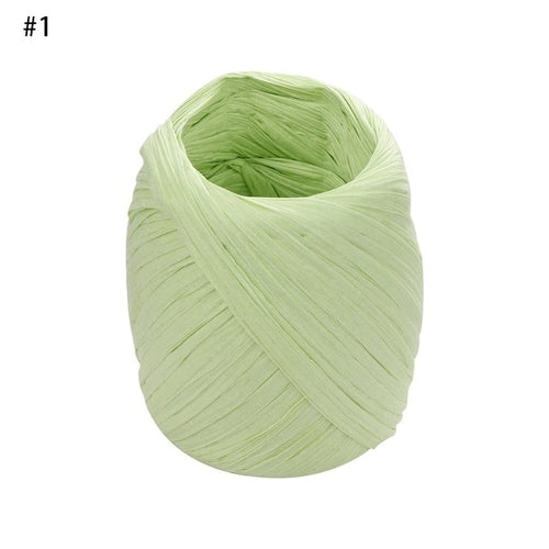 1PC Colorful 20m/roll DIY Raffia Ribbon Cord Rope