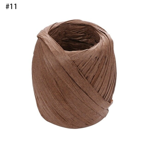 1PC Colorful 20m/roll DIY Raffia Ribbon Cord Rope