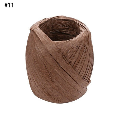 1PC Colorful 20m/roll DIY Raffia Ribbon Cord Rope