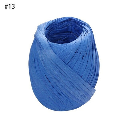 1PC Colorful 20m/roll DIY Raffia Ribbon Cord Rope