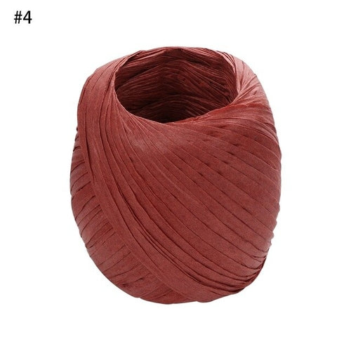 1PC Colorful 20m/roll DIY Raffia Ribbon Cord Rope