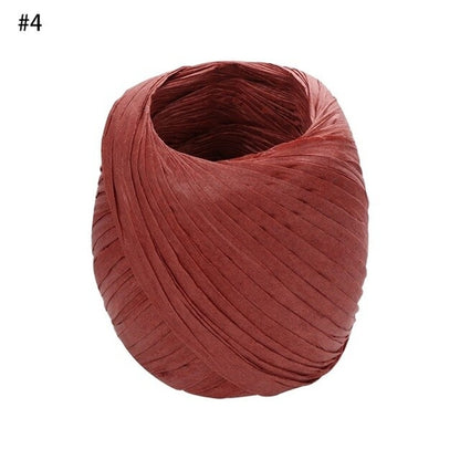 1PC Colorful 20m/roll DIY Raffia Ribbon Cord Rope