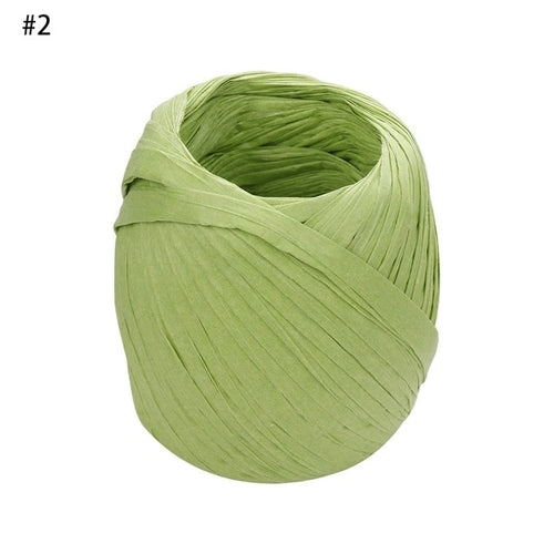 1PC Colorful 20m/roll DIY Raffia Ribbon Cord Rope