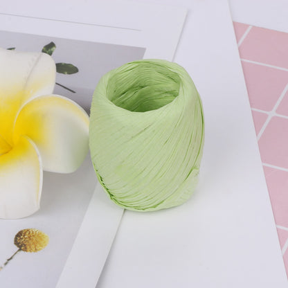 1PC Colorful 20m/roll DIY Raffia Ribbon Cord Rope