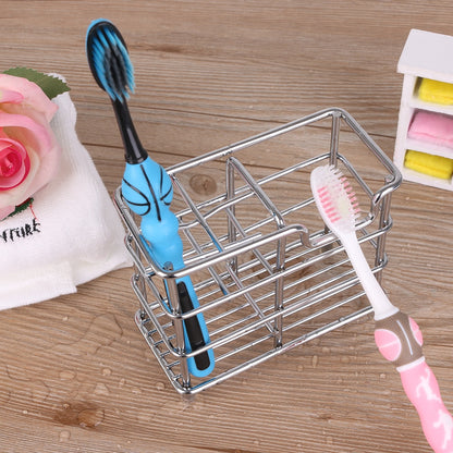 1PC Creative Stainless Steel Toothbrush Holder