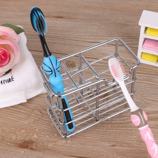 1PC Creative Stainless Steel Toothbrush Holder