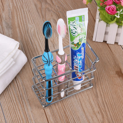 1PC Creative Stainless Steel Toothbrush Holder