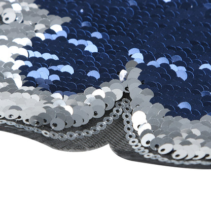 1PC DIY Blue Butterfly Reversible Sequins Sew On