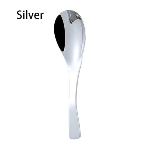 1PC Gold Plated Stainless Steel Dessert Spoon