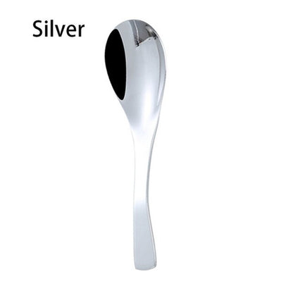 1PC Gold Plated Stainless Steel Dessert Spoon