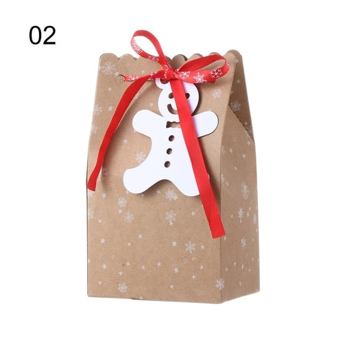 1PC Kraft Paper Bag for Gifts Party Favor Cookie
