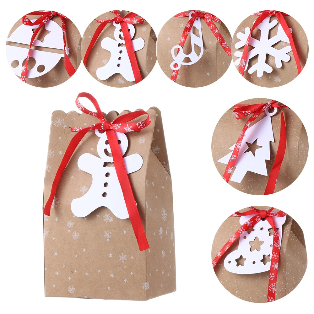1PC Kraft Paper Bag for Gifts Party Favor Cookie