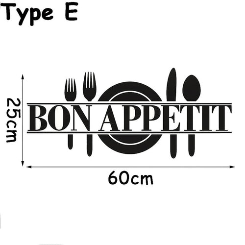 1PC Removable Black Dining Room Self adhesive