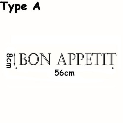 1PC Removable Black Dining Room Self adhesive