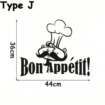 1PC Removable Black Dining Room Self adhesive