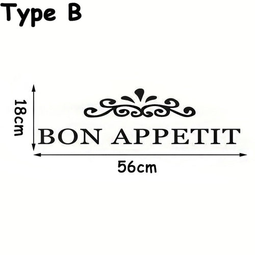 1PC Removable Black Dining Room Self adhesive