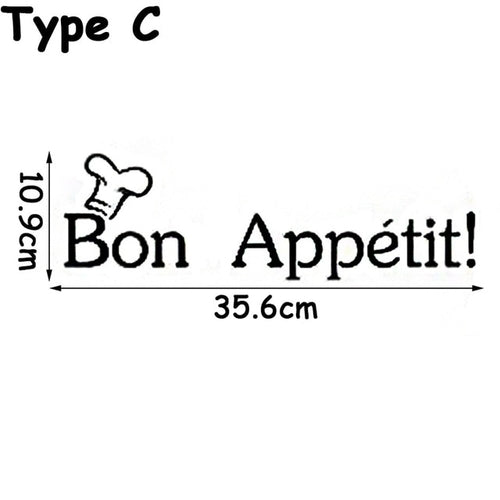 1PC Removable Black Dining Room Self adhesive