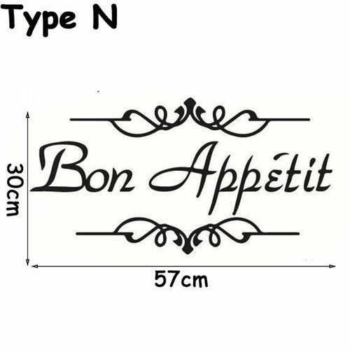 1PC Removable Black Dining Room Self adhesive