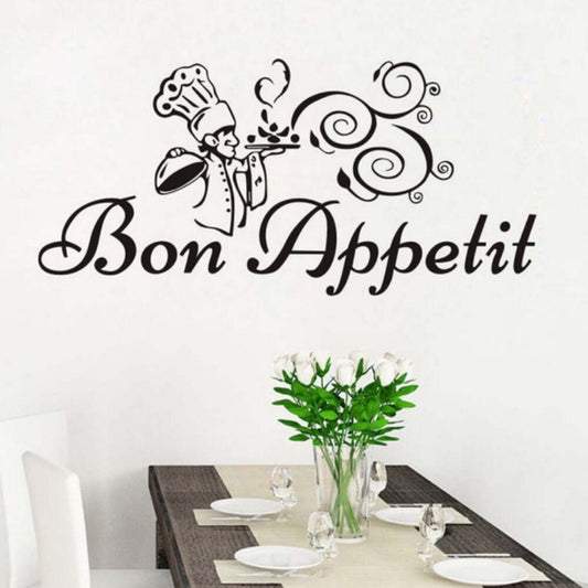 1PC Removable Black Dining Room Self adhesive