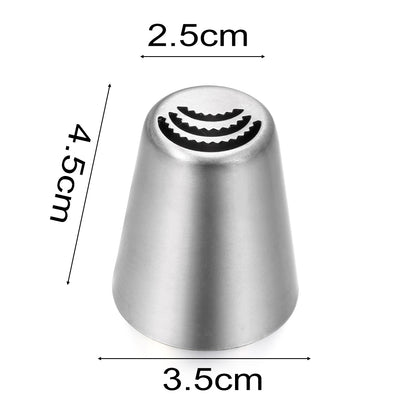 1PC Stainless Steel Cupcake Decorator Nozzles