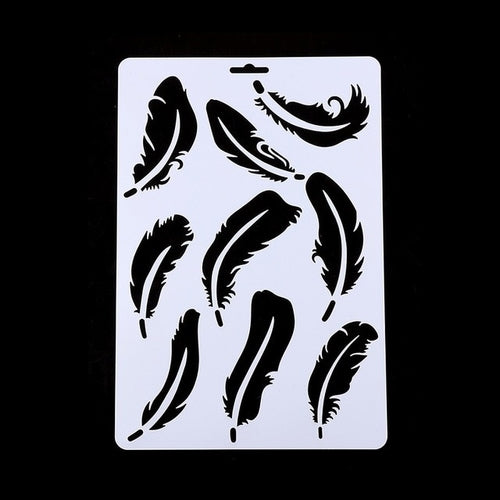 1Pc Butterfly Layering Stencils For Walls Painting