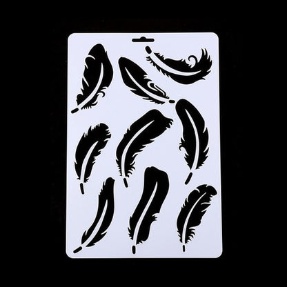 1Pc Butterfly Layering Stencils For Walls Painting