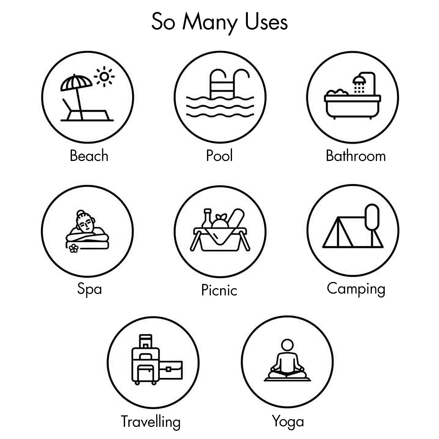 Istanbul Classic Turkish Hand Towel Set of 2 for Kitchen, Bath, Beach, Gym, and Yoga 17"x30"