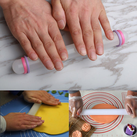 1X 9" 23cm Non stick Fondant Roller silicone