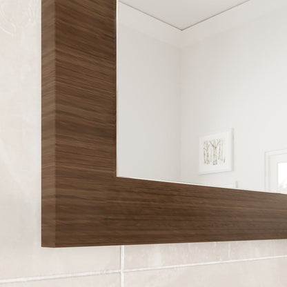 Eviva Sun Wooden Framed Mirror