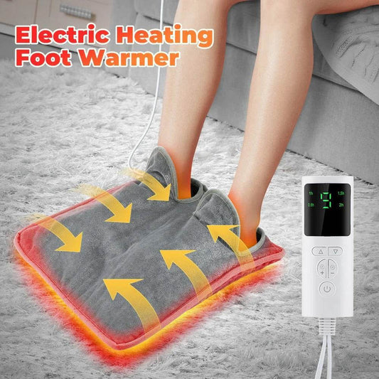 Electric Foot Heating Pad – Washable Heated Foot Warmer with Adjustable Settings