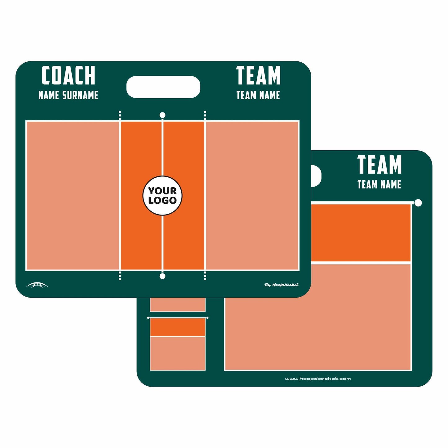 Custom Volleyball Magnetic Coaching Board 15.7'' x 12.6'' / 40 cm x 32 cm