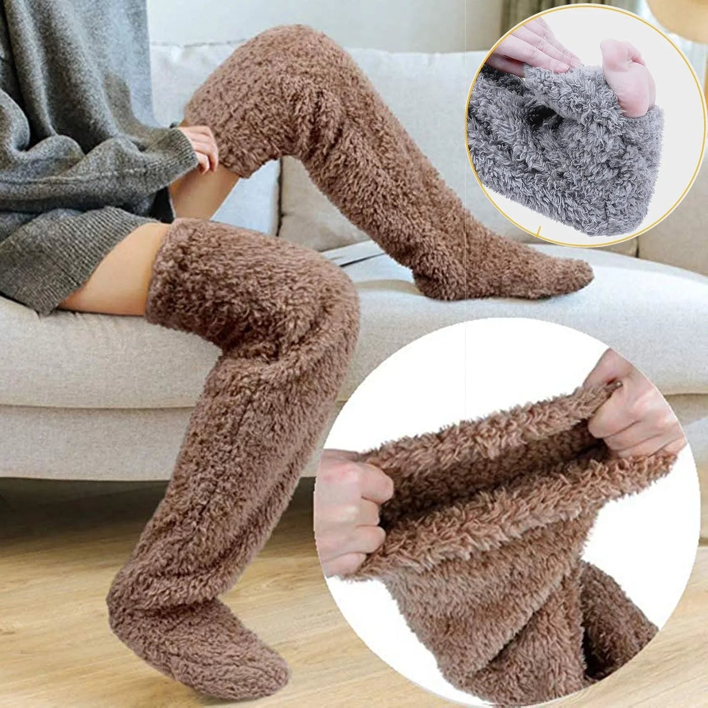 Over-Knee Fuzzy Warmth You’ll Love 🧦❄️