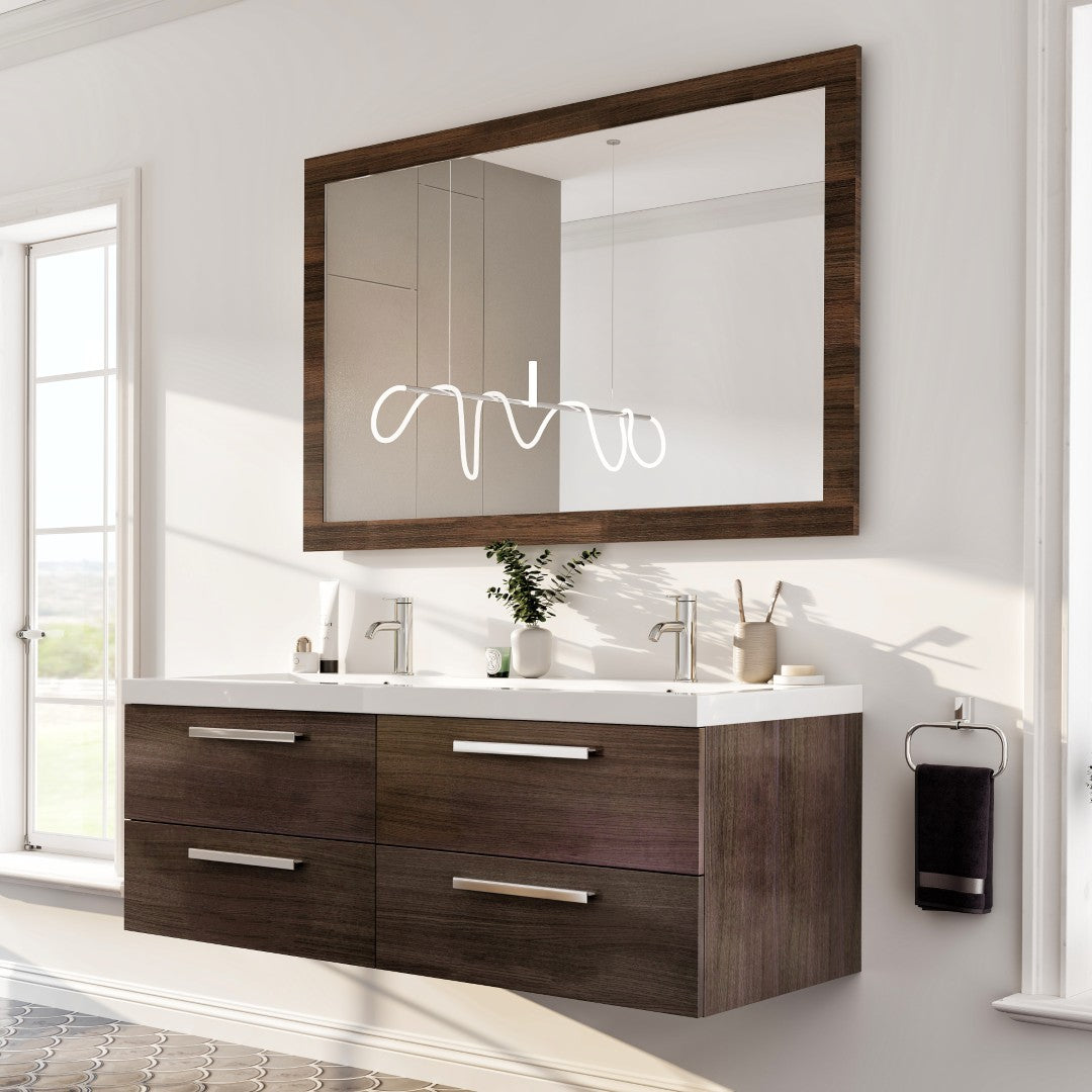 Eviva Sun Wooden Framed Mirror