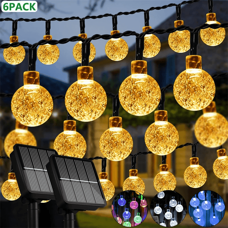 Solar Bubble Balls Lamp String Lights