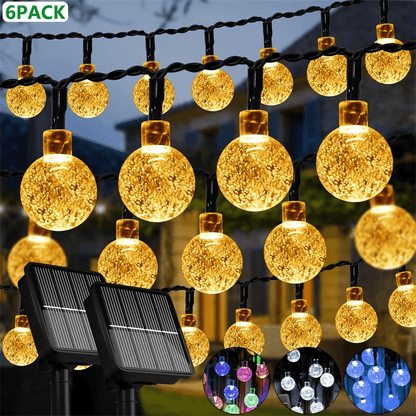Solar Bubble Balls Lamp String Lights
