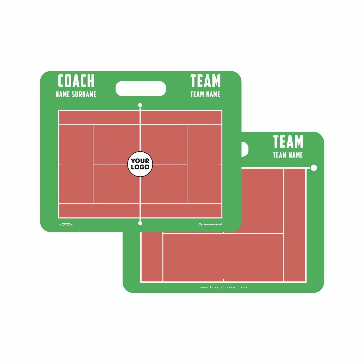 Custom Tennis Magnetic Coaching Board 11.4'' x 9.4'' / 29 cm x 24 cm